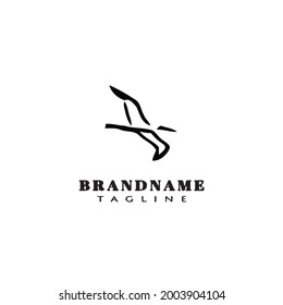 bird logo icon symbol template modern vector illustration