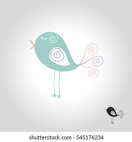 bird logo, icon and symbol vector illustration
