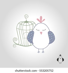 bird logo, icon and symbol vector illustration
