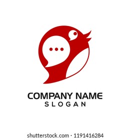 bird logo icon template