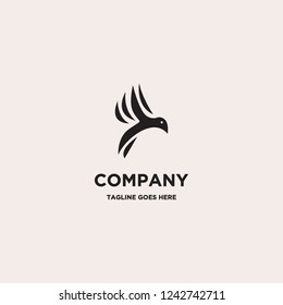 bird logo icon template