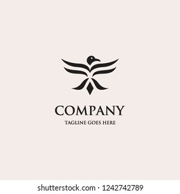 bird logo icon template