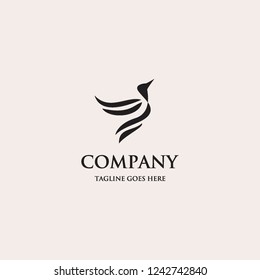 bird logo icon template