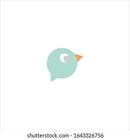 Bird logo Icon template design in Vector illustration. 