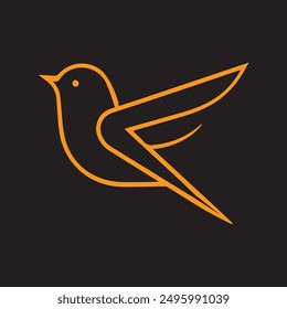 Icono del logotipo del pájaro, Vector, icono del pájaro