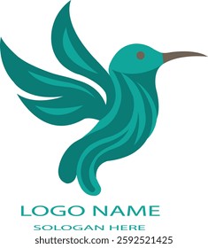 Bird logo icon vector .