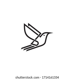 bird, logo, icon, vector, illustration, line art simple and modern
