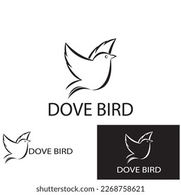 Logo-Symbol für Vögel, Vektorgrafik-Design