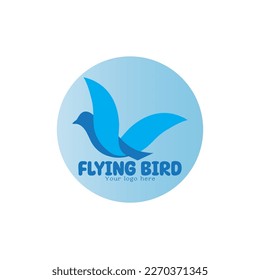 bird logo icon vector illustration template design