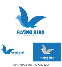 bird logo icon vector illustration template design