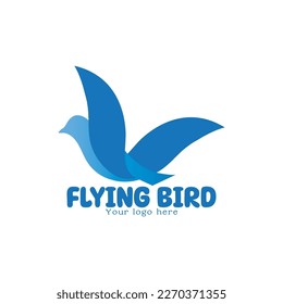 bird logo icon vector illustration template design