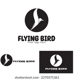 bird logo icon vector illustration template design
