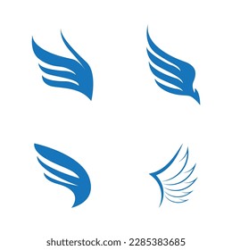 bird logo icon vector illustration template design