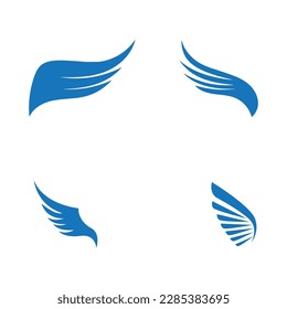 bird logo icon vector illustration template design