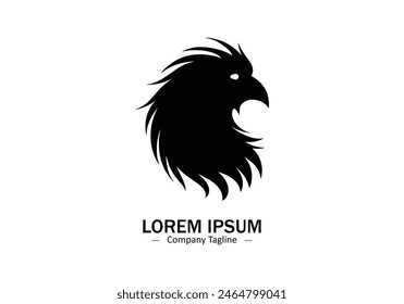 Bird logo icon vector silhouette