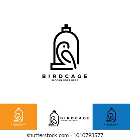 Bird logo illustration tem[pate