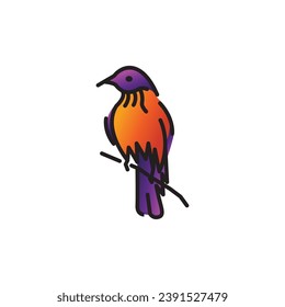 bird logo illustration vector design