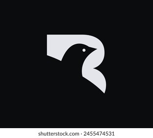 Bird logo with the letter R in combination