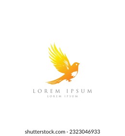 Bird logo, Logos birds, minimalist monoline line art Flying bird Black bird icons design