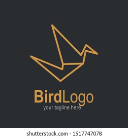 Bird logo with modern concept. Bird icon design