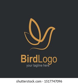 Bird logo with modern concept. Bird icon design