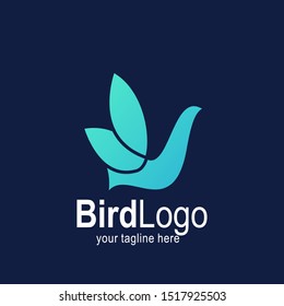 Bird logo with modern concept. Bird icon design