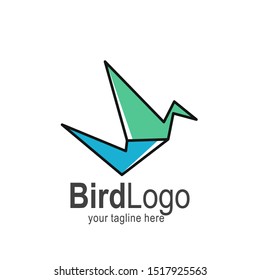 Bird logo with modern concept. Bird icon design