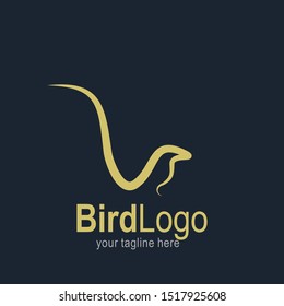 Bird logo with modern concept. Bird icon design