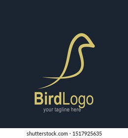 Bird logo with modern concept. Bird icon design