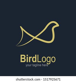 Bird logo with modern concept. Bird icon design