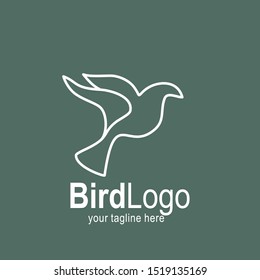 Bird logo with modern concept. Bird icon design