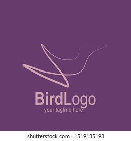 Bird logo with modern concept. Bird icon design