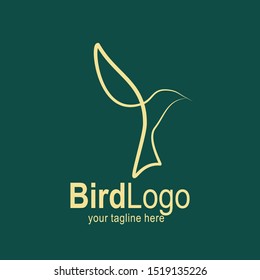 Bird logo with modern concept. Bird icon design