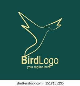 Bird logo with modern concept. Bird icon design