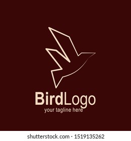 Bird logo with modern concept. Bird icon design