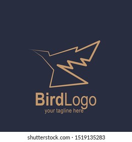 Bird logo with modern concept. Bird icon design