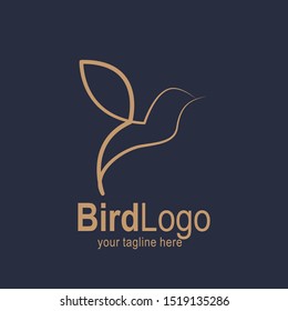 Bird logo with modern concept. Bird icon design
