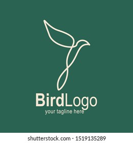 Bird logo with modern concept. Bird icon design