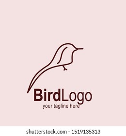 Bird logo with modern concept. Bird icon design