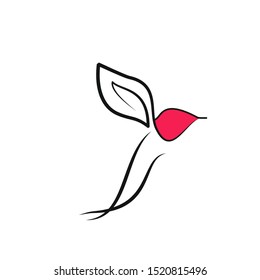 Bird logo with modern concept. Bird icon design