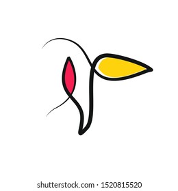 Bird logo with modern concept. Bird icon design