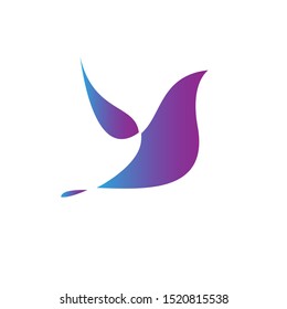 Bird logo with modern concept. Bird icon design