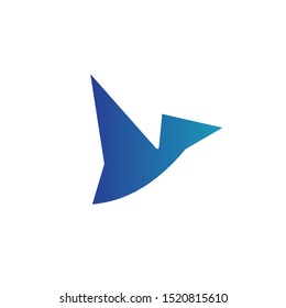 Bird logo with modern concept. Bird icon design