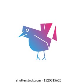 Bird logo with modern concept. Bird icon design