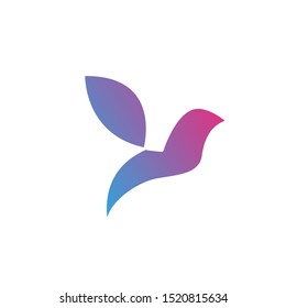 Bird logo with modern concept. Bird icon design