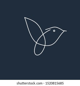 Bird logo with modern concept. Bird icon design