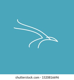 Bird logo with modern concept. Bird icon design
