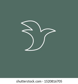 Bird logo with modern concept. Bird icon design