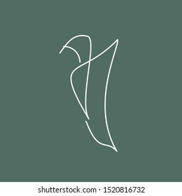 Bird logo with modern concept. Bird icon design