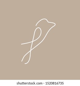 Bird logo with modern concept. Bird icon design